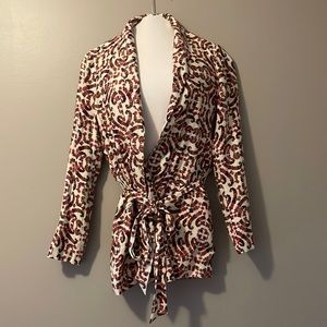 Cupcake & Cashmere Blazer with Belt - NWT